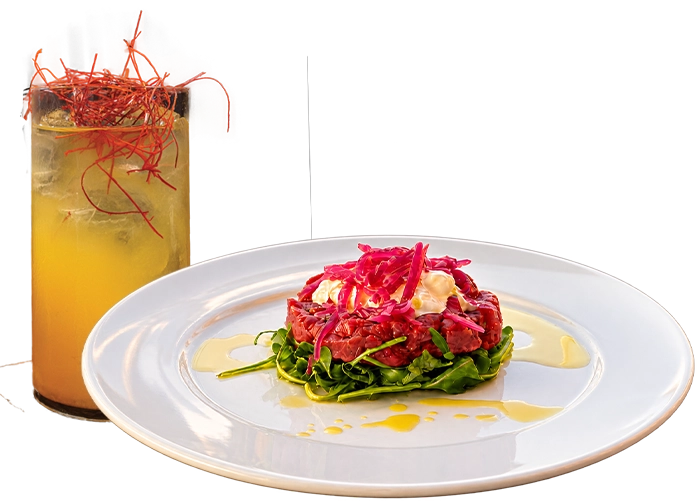 Tartare di Fassona e drink alla Goletta Tender